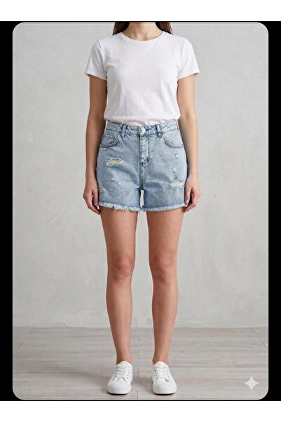 yussewear YW Kadın Denim Kot Şort