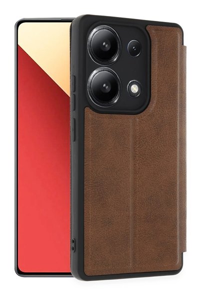 New Face ILKESHOP غطاء حماية جديد لهاتف Redmi Note 13 4G (10124) - لون أسمر