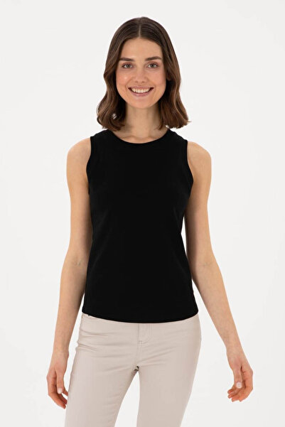 U.S. Polo Assn. Gedda-A-Iy26 Siyah Kadın T-Shirt PU-8900