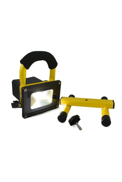 MAD ECO LEDURI Proiector de 10W cu baterie de încărcare auto de 12V și suport