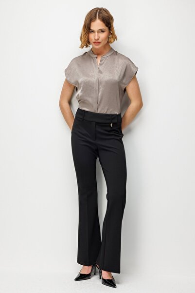 Rain and River Ekol Metal Accessory Spanish Flare Pants