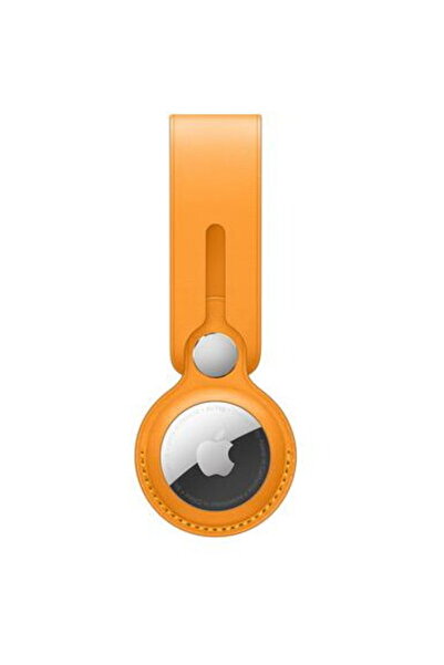 Apple Buclă din piele pentru AirTag - Macul California (Sezonieră Vară 2021)
