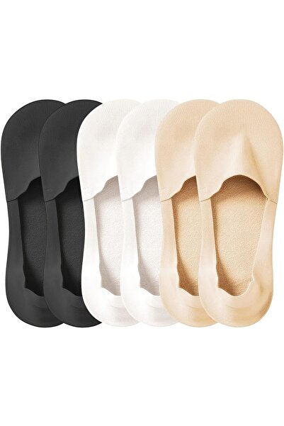 çorapmanya 2 Çift Microfiber Çok Renkli Suba - Babet Çorap