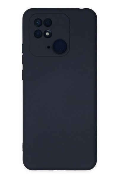 New Face Ilkeshop New Redmi 10C Case Nano Velvet Silicone (172829) - Navy Blue