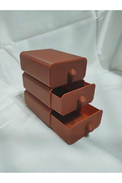 Devletli 3d Mini Çekmece Organizer, 3 Çekmeceli Çok Amaçlı Düzenleyici, Takı ...