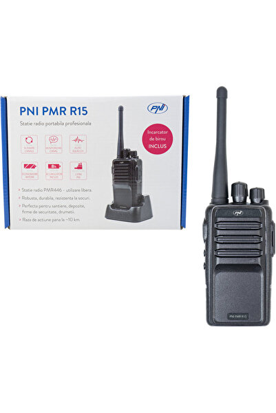 PNI Επαγγελματικό φορητό ραδιοτηλέφωνο PMR R15 0.5W, ASQ, TOT, λειτουργία παρ...