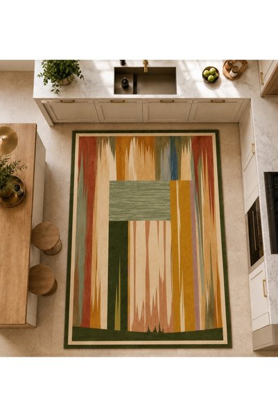 Rugs Modern Halı Sdt Geometric Flow Patterned Modern Woven Base Decorative Ca...