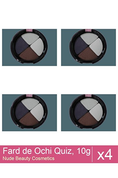 Makeup Set of 4x Eyeshadow Quiz, 10g No. 452