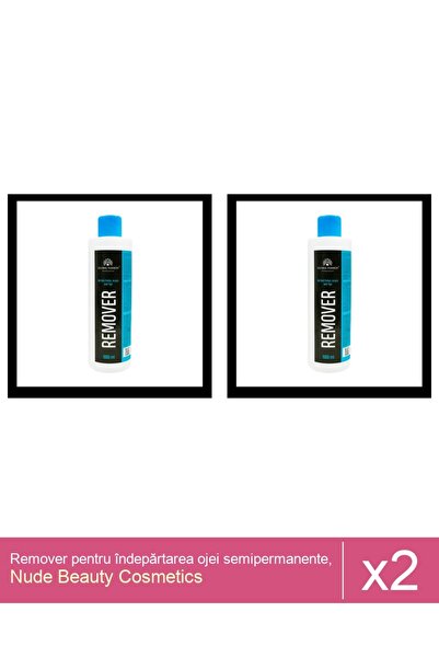 Makeup Set 2x Remover pentru îndepărtarea ojei semipermanente, acrilului, 100...