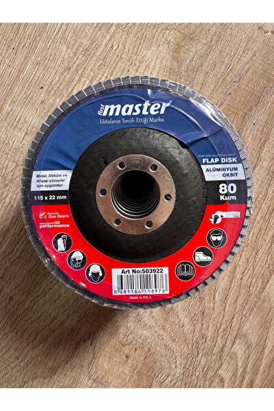 First Master F.Master 115x2.0 80 Kum Flap Disk (10’lu)