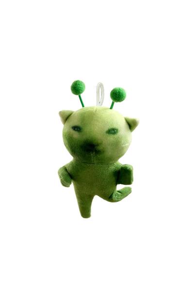 Choice1 A Green Alien Cat Plush Toy, Poseable & Deformable Stuffed Animal, Cr...