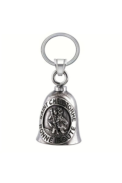 Choice1 key chain Retro religion St. Christopher Jesus portrait clock pendant...
