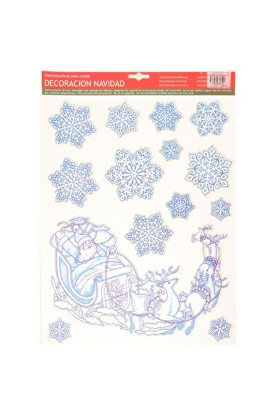 Goliat Autocolant decorativ pentru fereastră, Goliat, sanie cu zăpadă, 30x45cm