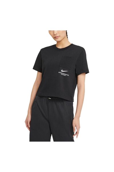 Nike Femei& # x27;s Tricou cu mânecă scurtă NSW Swsh L