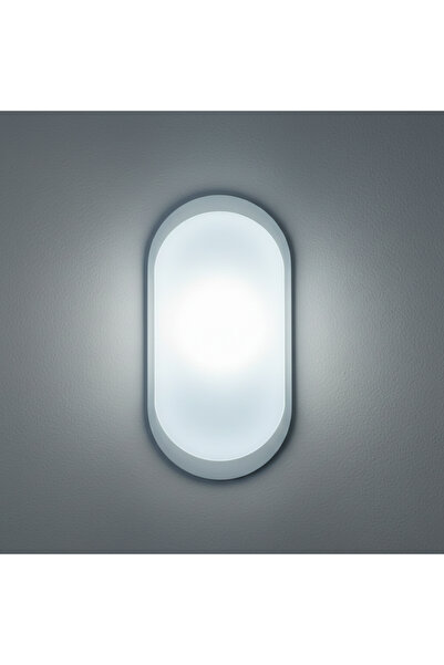 DELIGHT Aplica LED BAT Ovala 18W=162W, 4000K, lumina neutra, cu protectie IP65