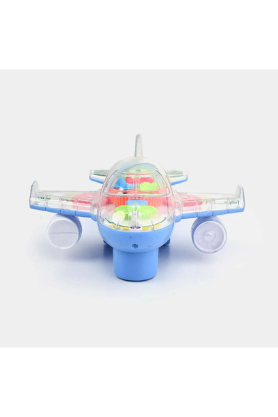 Leno Electric Gear Plane With Light Music Toy For Kids