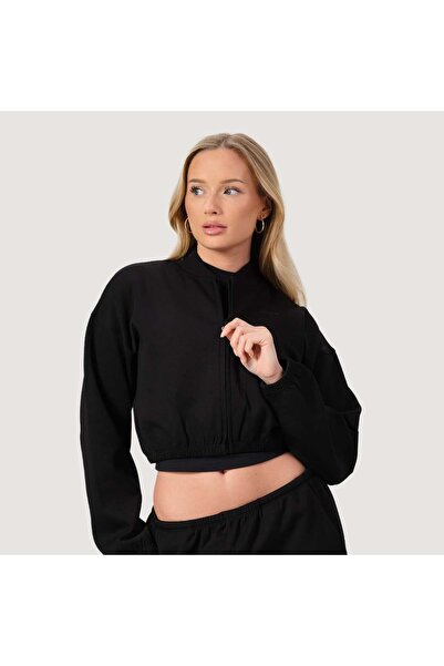 GymBeam Women‘s NEO Zip-Up Sweatshirt Black M