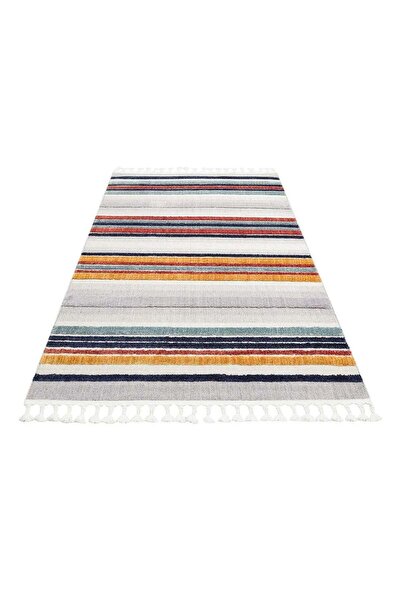 halinet Halı.Net White Modern Washable Non-Slip Living Room Carpet Eco-Trz 02...