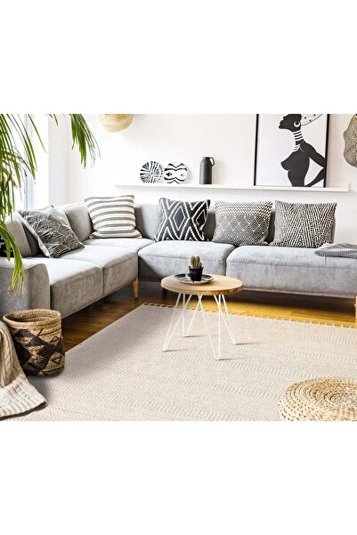 halinet Halı.Net Cream Modern Washable Non-Slip Living Room Carpet Eco-Sh 01 ...