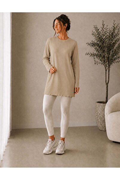 OrganicKid Leisure Kadın Bej Tunik