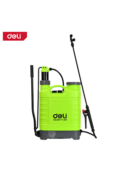 Deli 12 Litre Profesyonel Sırt Spreyi Basınçlı Bahçe Temizleme Spreyi