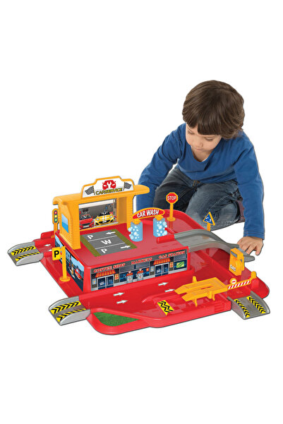craftivio Büyük Boy Otopark Seti - 2 Adet Die-Cast Metal Araba Hediyeli Eğiti...
