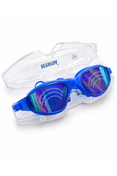 BERMUDA Deniz Havuz 14+Swimming Goggles with Headphones 10 Navy Blue