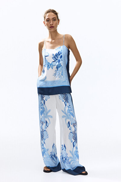 H&M Geniş Lyocell Pantolon