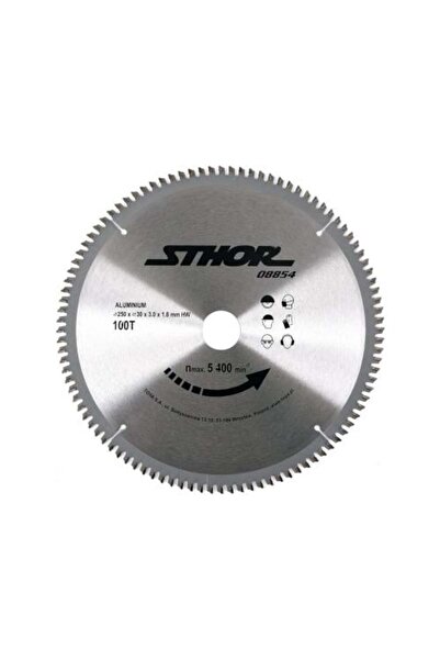 Sthor شفرة قطع الألومنيوم TCT مقاس 250 × 100 × 30 مم - 08854