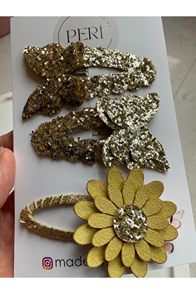 MADE BY PERİ Premium Sparkling Collection - Set of 3 Luxury Glittery Figured ...