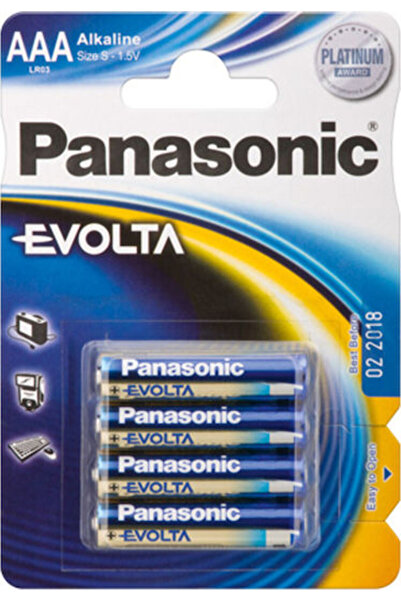 PANASONIC LR03EGE/4BP Αλκαλικές μπαταρίες ΑΑA Evolta