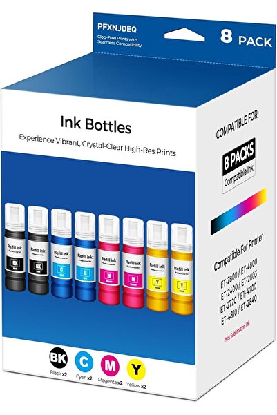 EPSON 103 MÜREKKEP MUADİL Ecotank L3211,L3250,L3251 103 4 Renk Muadil muadil ...