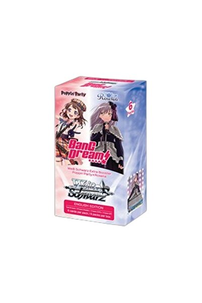 Bushiroad Weiss Schwarz Poppin’Party×Roselia Booster Box