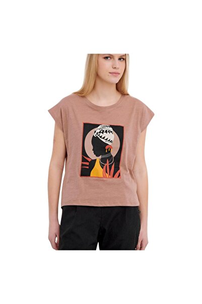 Funky Buddha Femei& # Tricou cu mânecă scurtă x27;s XS