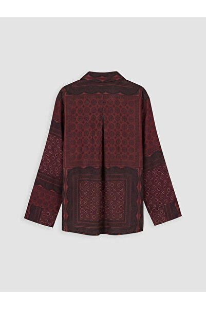 LC Waikiki Brown Patterned Women's Shirt