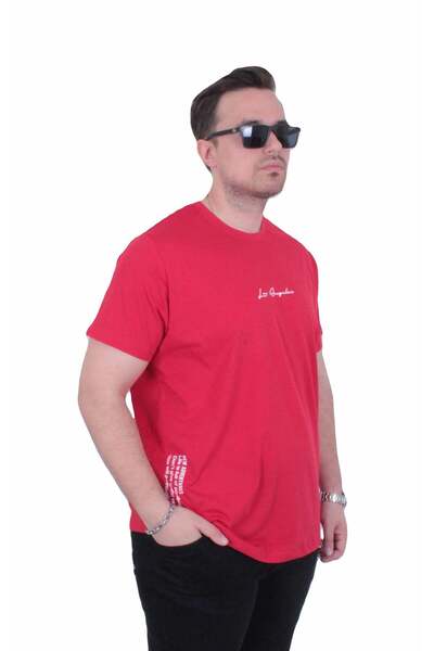 MocGrande Tricou cu gâtul în formă de O pentru bărbați, mărime mare, New Adve...