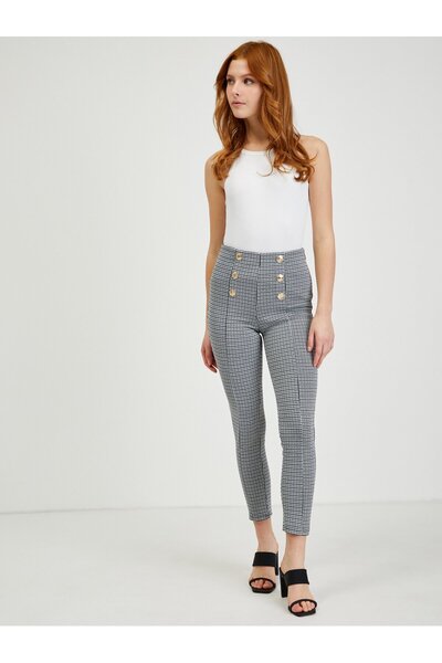 ORSAY White and black women's patterned trousers