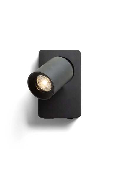 Rendl Light Studio RENDL VOLTERA USB de perete negru 230V LED GU10 9W