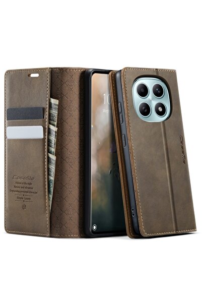 Caseme 033 Retro Θήκη Βιβλίο Coffee (Xiaomi Redmi Note 15 5G/Poco M8 5G)