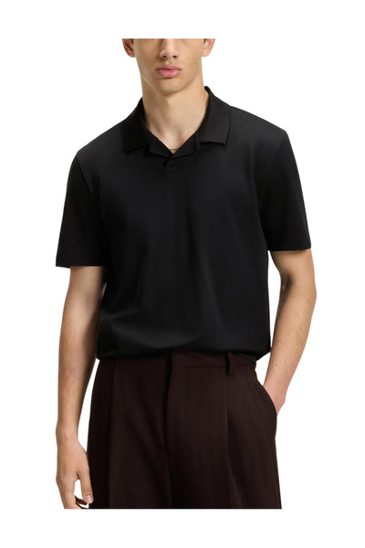 HUGO Ανδρικό Dimerspolo Polo Μαύρο 50542961-001