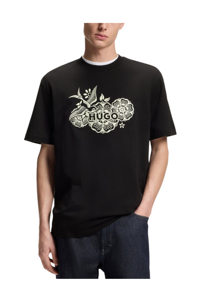 HUGO Ανδρικό Dangen T-shirt Μαύρο 50558415-001
