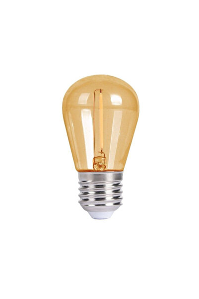 LEDZONE Vintage LED bulb E27 1W Para Plastic ST45
