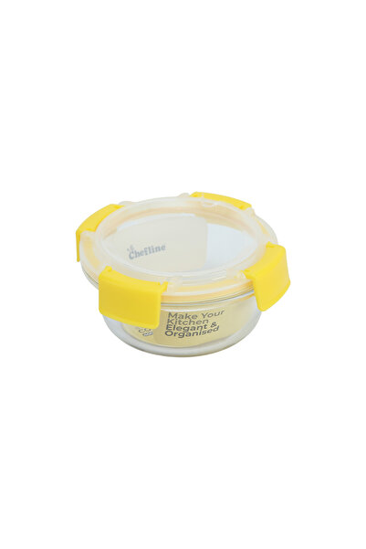 Chefline Borosilicate Round Food Container, 400 ml