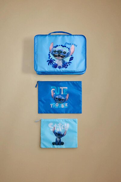 LEFTIES Stitch ©Disney 3’lü seyahat düzenleyici seti