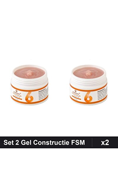Makeup Set 2 Gel Constructie UV LED FSM 15g, Nuanta 06, Constructor Unghii Pr...