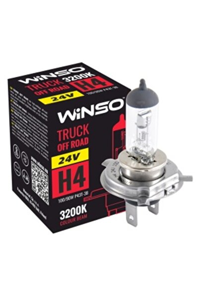 Aftermarket Bec Halogen Winso Truck Off-Road H4 - 24V, 100/90W P43t-38 ●   3200K