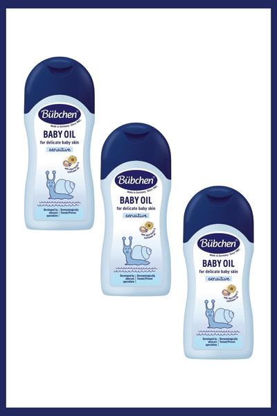 Bübchen Bebek Bakım Yağı 200 ML 3'lü Set