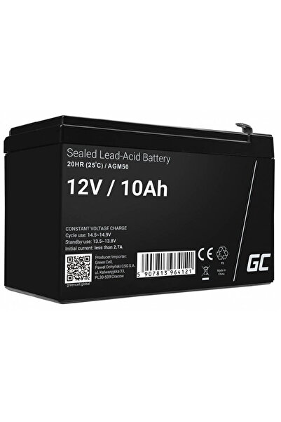 Other Rechargeable Battery AGM VRLA Green Cell AGM50 12V 10Ah (for UPS, toy c...