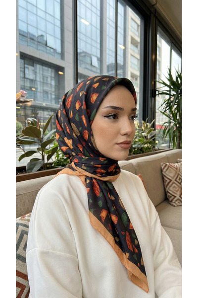 Big ModaEbrar Patterned Soft Scarf - 126