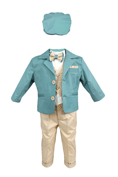fantasialand Christening suit, Baby Boss model, turquoise-cream color